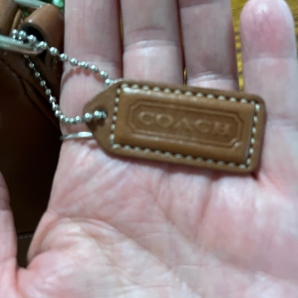 Coach 7787‎ Hampton Women's Saddle Leather Shoulder Bag Handbag Wristlet Vintage - Picture 8 of 11